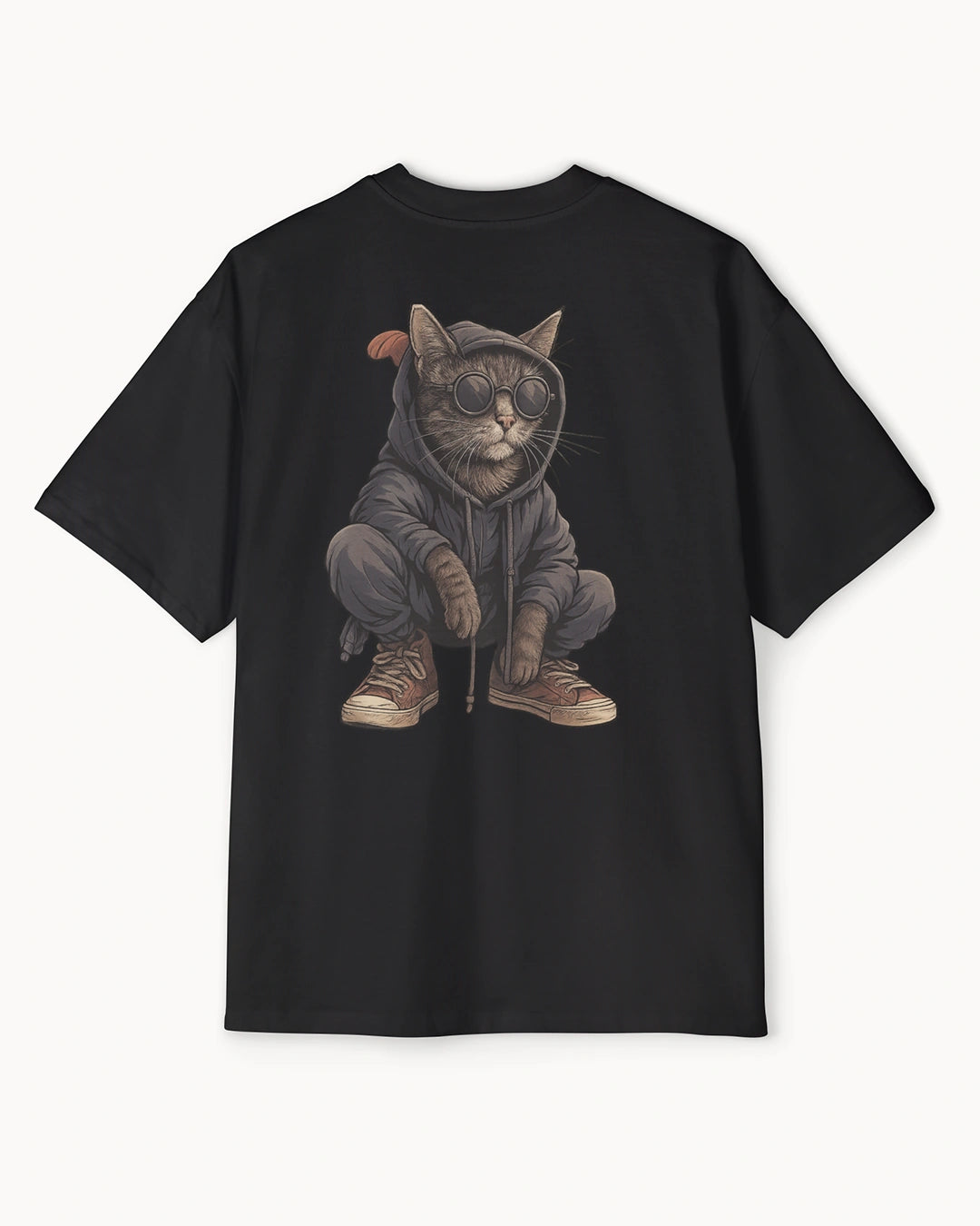 PRDY Urban Cat Oversized Tee