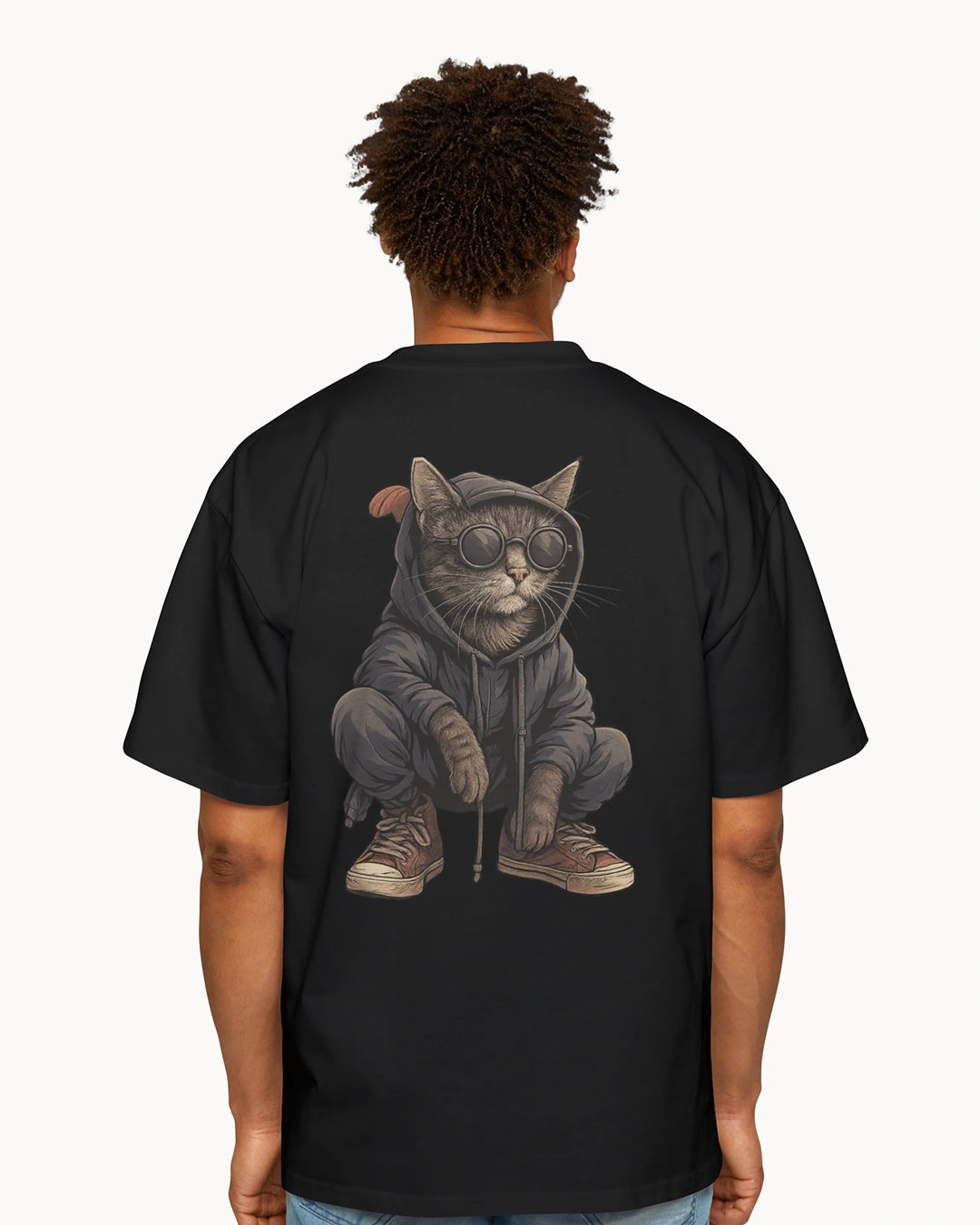 PRDY Urban Cat Oversized Tee